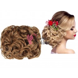Coc modern din par artificial cu Glamour F6Q828 Saten Deschis